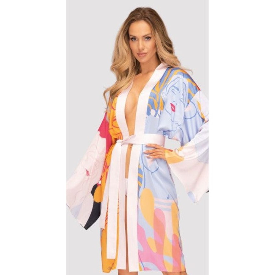 Lingeri Obsessive Lingeri Kjole & Kimono | Obsessive, Celenty Kimono-Multifarvet