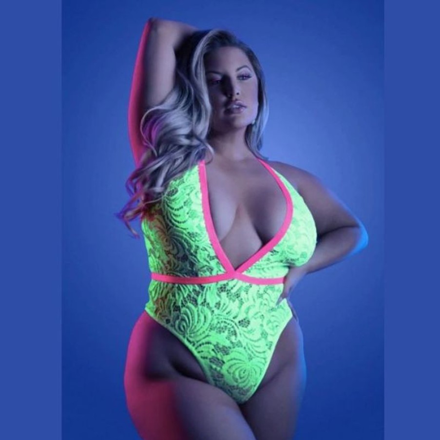 Lingeri Fantsy Lingerie Bodysuit & Teddy | Glow, Spotlight Queen Teddy