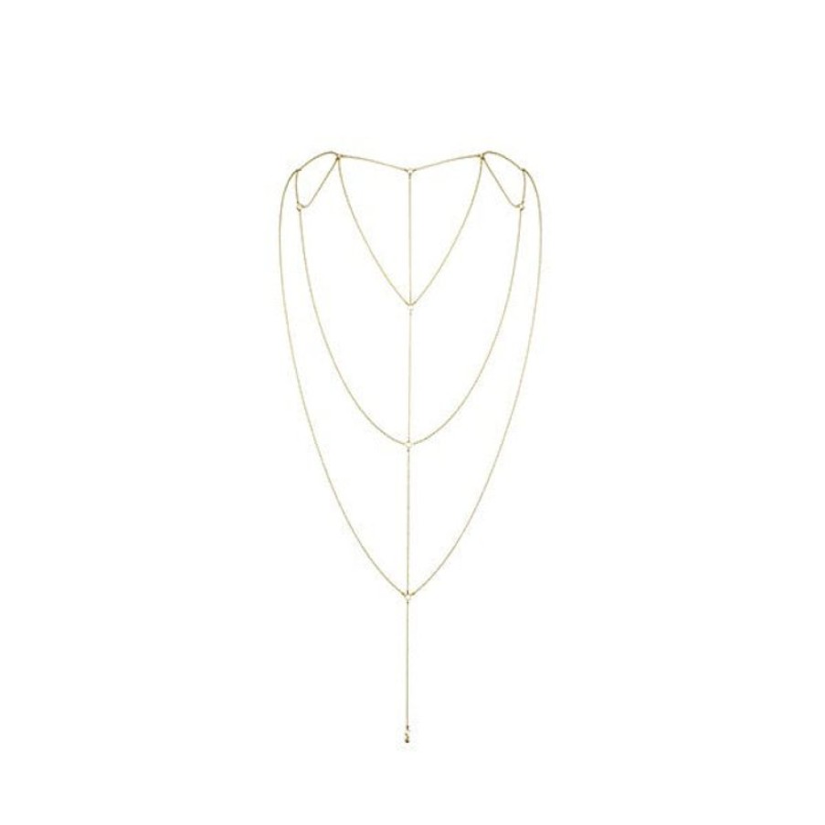 Women'S Sweatsuits Bijoux Indiscrets | Bijoux Indiscrets, Magnifique Back - Guld